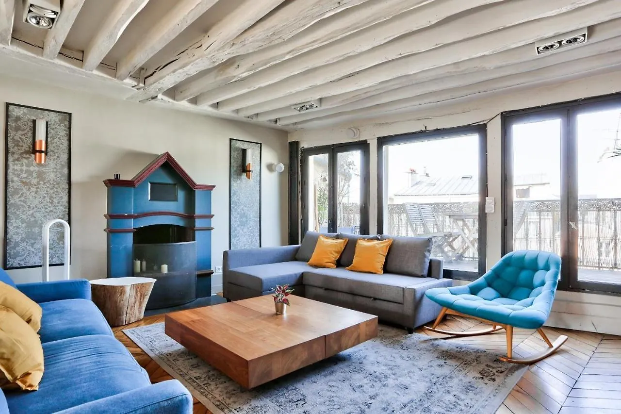 Le Marais Superb Apartment Terrace Paris Free Netflix